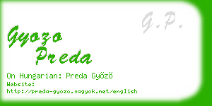 gyozo preda business card